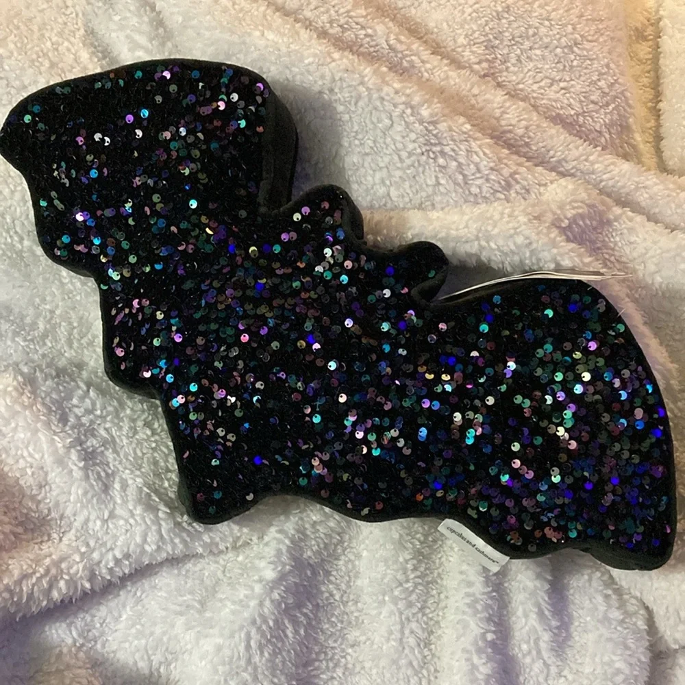 Sequin bat pillow *FIRM PRICE*